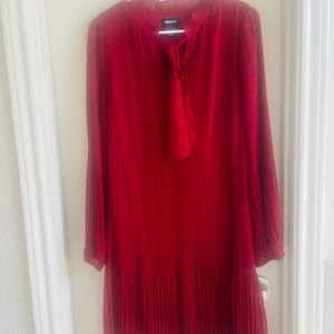 DKNY maroon dress